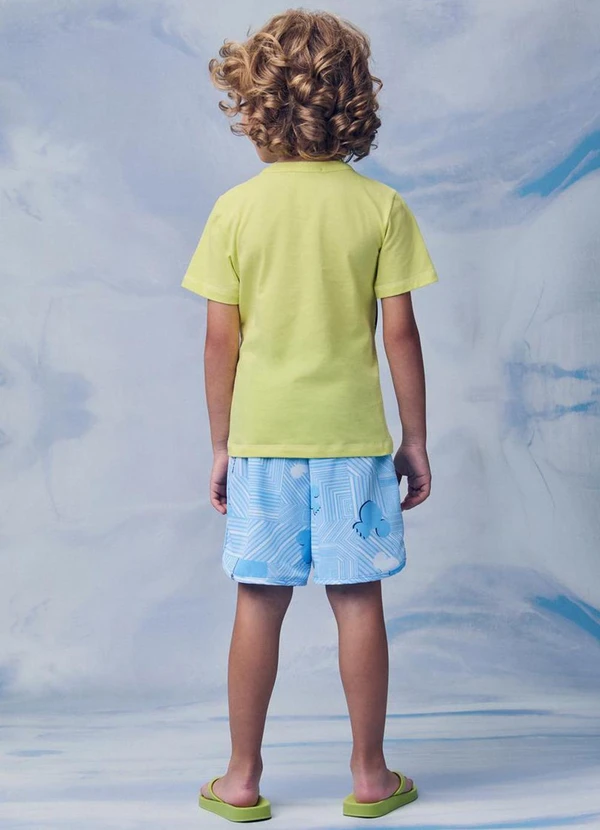 Youccie - Bermuda de Picolé do Mickey Azul 4