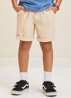 Youccie - Bermuda de Sarja Bege Bege - YOUCCIE