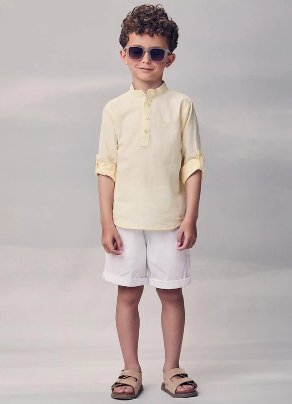 Youccie - Bermuda de Sarja Branco 3