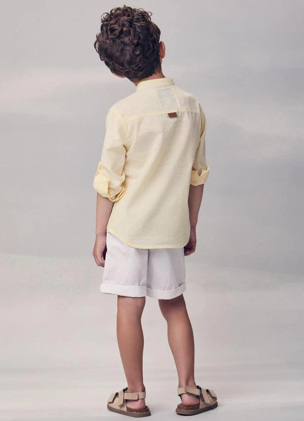 Youccie - Bermuda de Sarja Branco 4