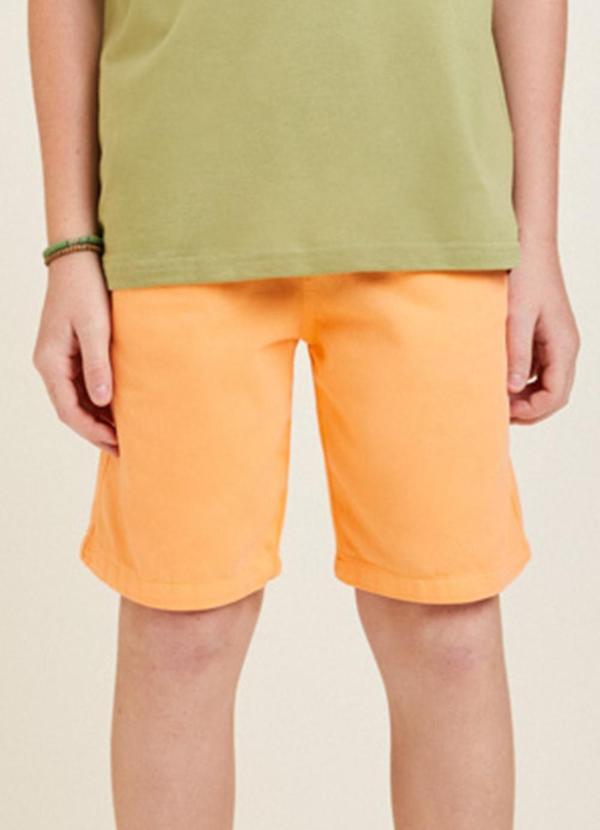 Youccie - Bermuda de Sarja Laranja Laranja