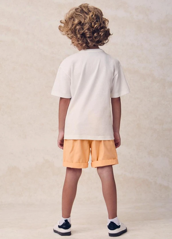 Youccie - Bermuda de Sarja Laranja 4