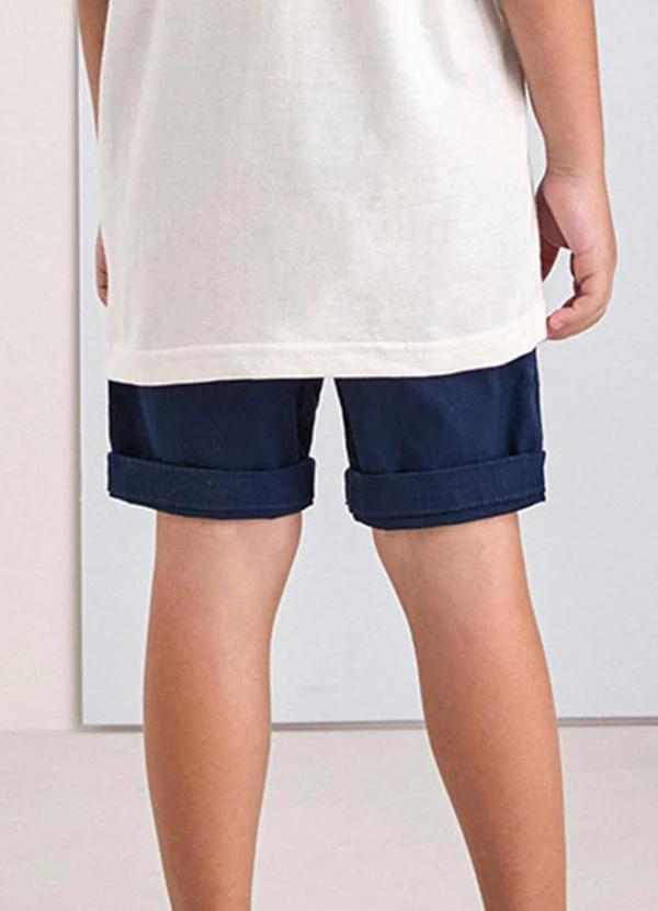 Youccie - Bermuda de Sarja Marinho Azul 2