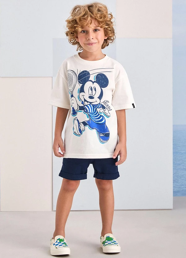 Youccie - Bermuda de Sarja Marinho Azul 3