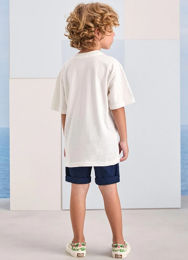 Youccie - Bermuda de Sarja Marinho Azul 4