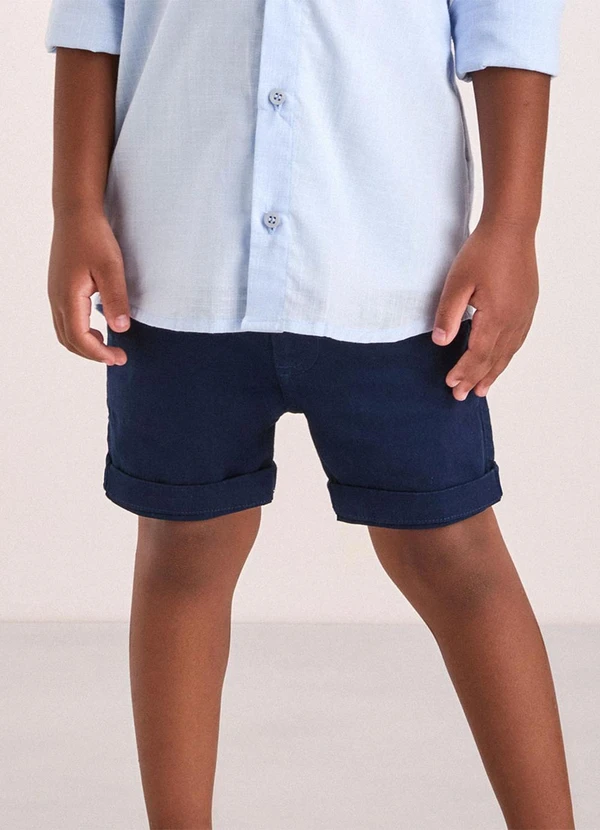 Youccie - Bermuda de Sarja Marinho Azul 5