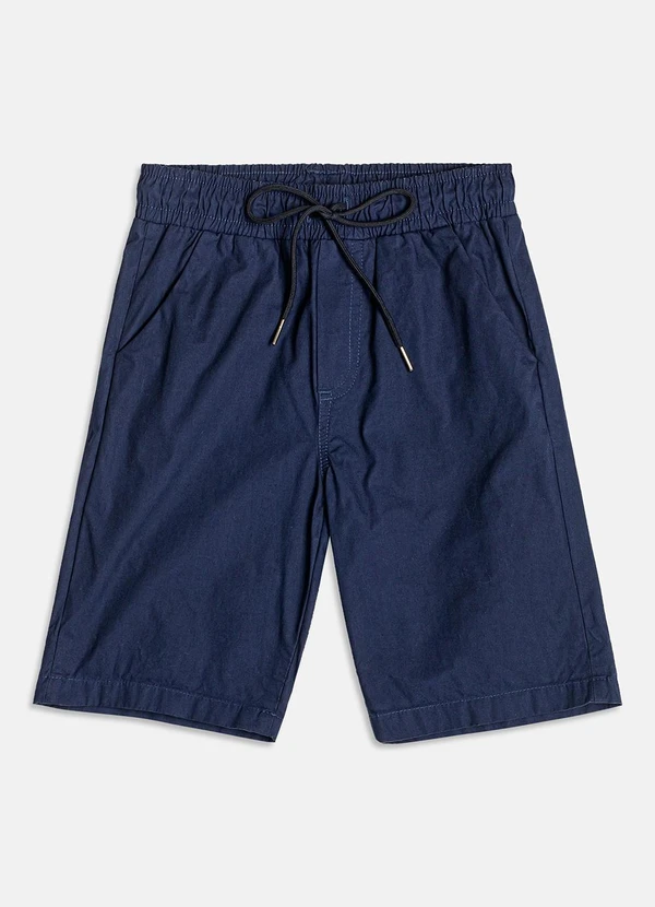Youccie - Bermuda de Sarja Marinho com Cadarço Marinho 5