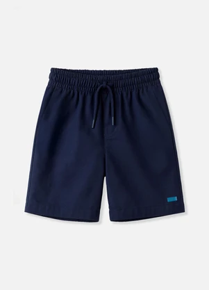 Bimbi - Bermuda de Sarja Marinho com Cadarço Marinho - BIMBI