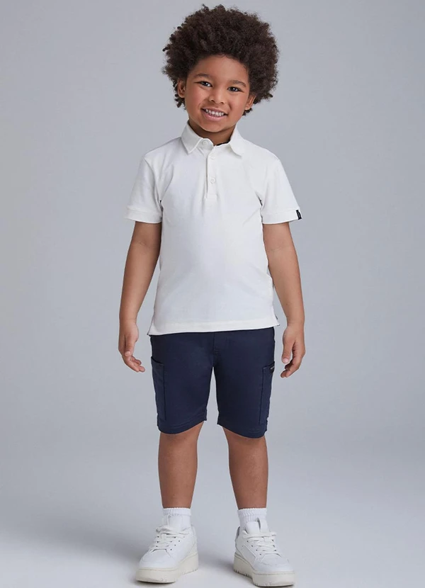 Youccie - Bermuda de Sarja Marinho Preto 3