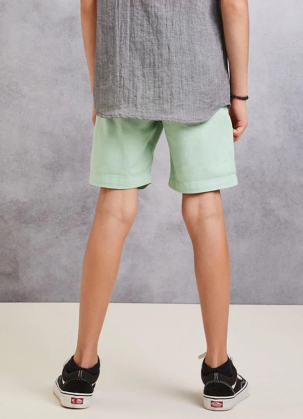 Youccie - Bermuda de Sarja Verde Menta Verde 2