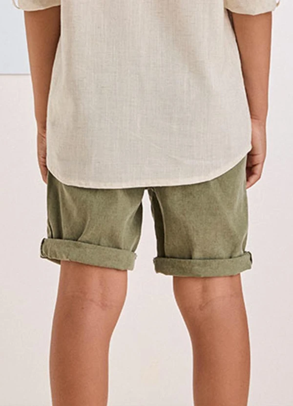 Youccie - Bermuda de Sarja Verde Verde 2