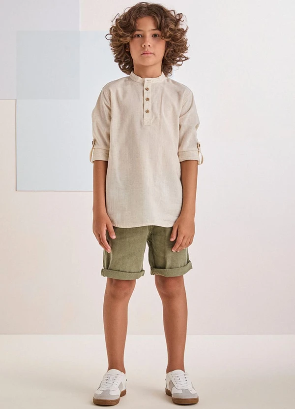 Youccie - Bermuda de Sarja Verde Verde 3