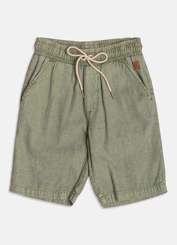 Youccie - Bermuda de Sarja Verde Verde 5