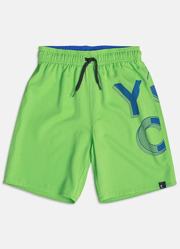 Youccie - Bermuda de Tecido Verde Lima Verde 5