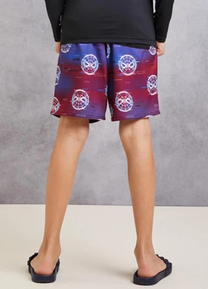 Youccie - Bermuda do Homem-Aranha Roxo - YOUCCIE