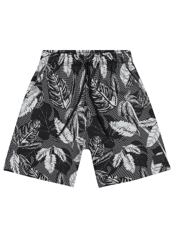 Quimby - Bermuda em Microfibra Menino Preto 4