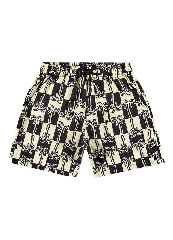 Quimby - Bermuda em Microfibra para Menino Bege