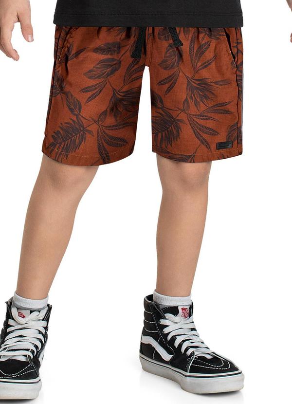 Quimby - Bermuda em Microfibra para Menino Laranja 1