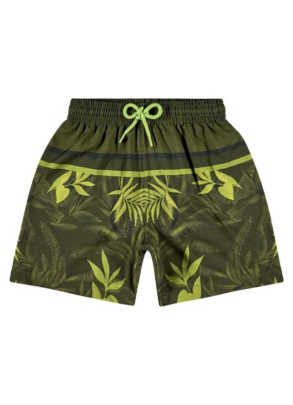 Quimby - Bermuda em Microfibra para Menino Verde 4
