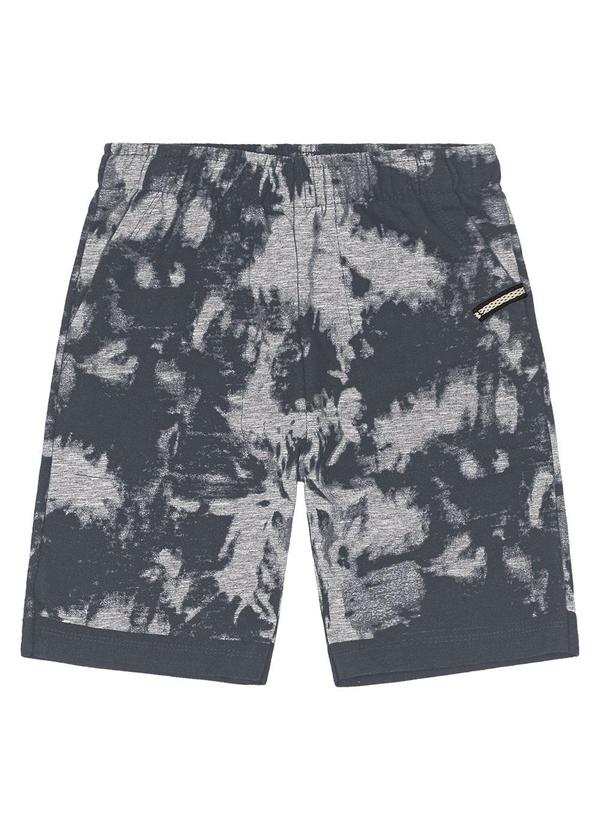 Rovi Kids - Bermuda Infantil Masculina Moletinho Rovitex Kids Cinza