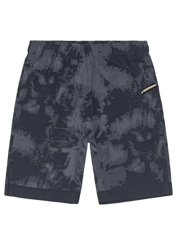 Rovi Kids - Bermuda Infantil Masculina Moletinho Kids Cinza