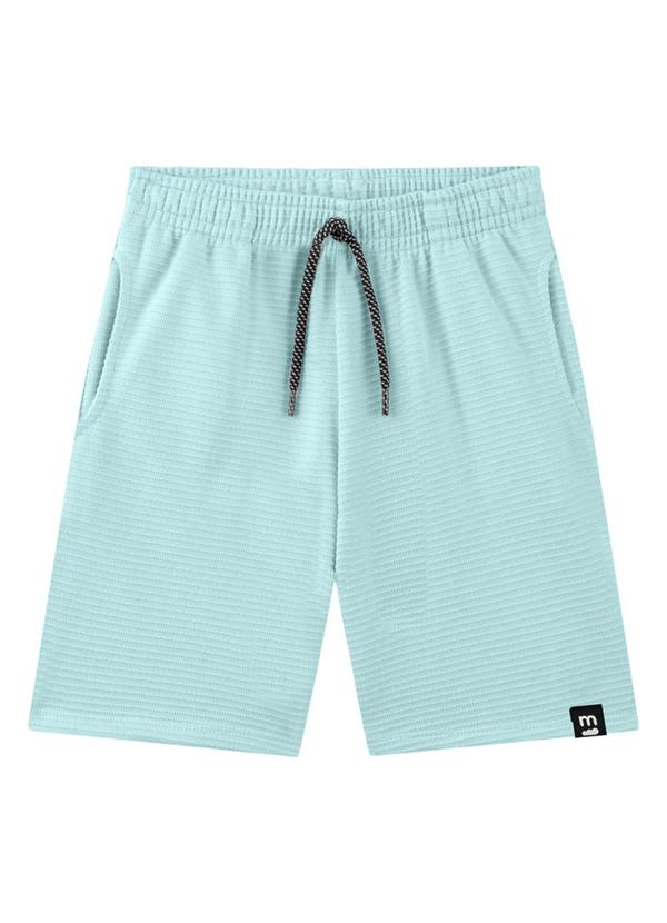 Marlan - Bermuda em Moletinho Listras Relevo Verde