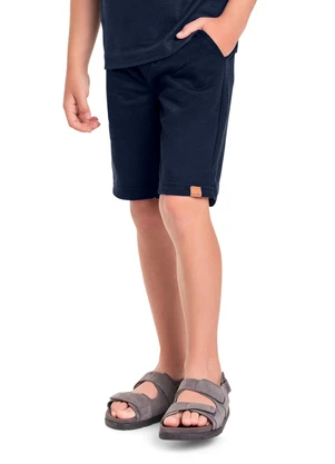 Quimby - Bermuda em Moletom para Menino Azul - QUIMBY