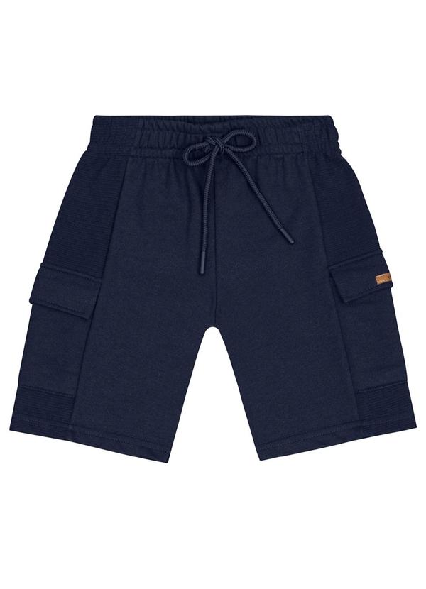 Quimby - Bermuda em Moletom para Menino Azul