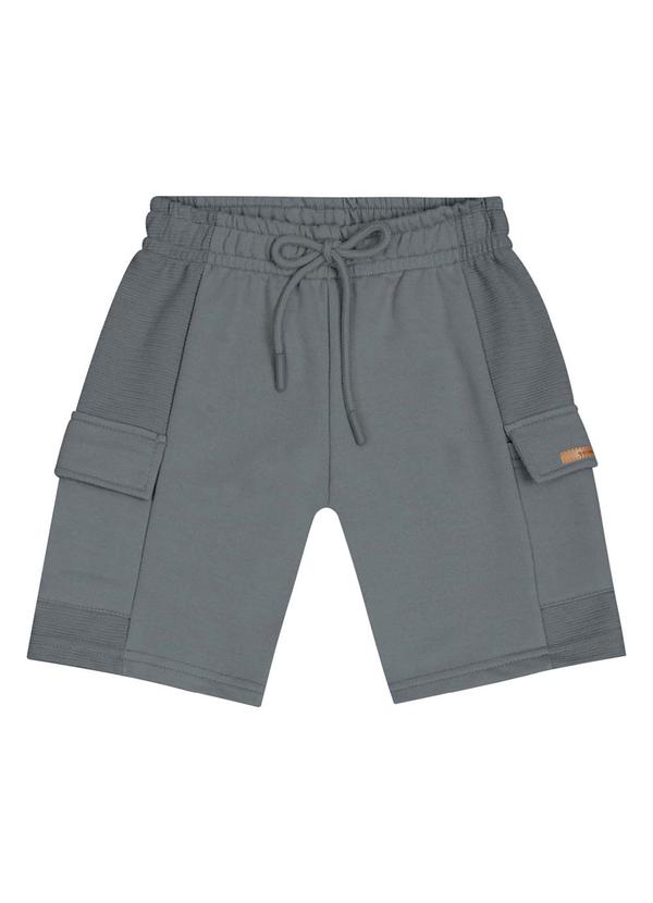 Quimby - Bermuda em Moletom para Menino Cinza