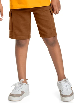 Quimby - Bermuda em Moletom para Menino Marrom - QUIMBY