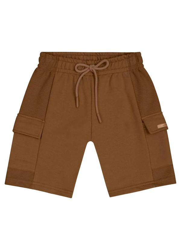 Quimby - Bermuda em Moletom para Menino Marrom 3