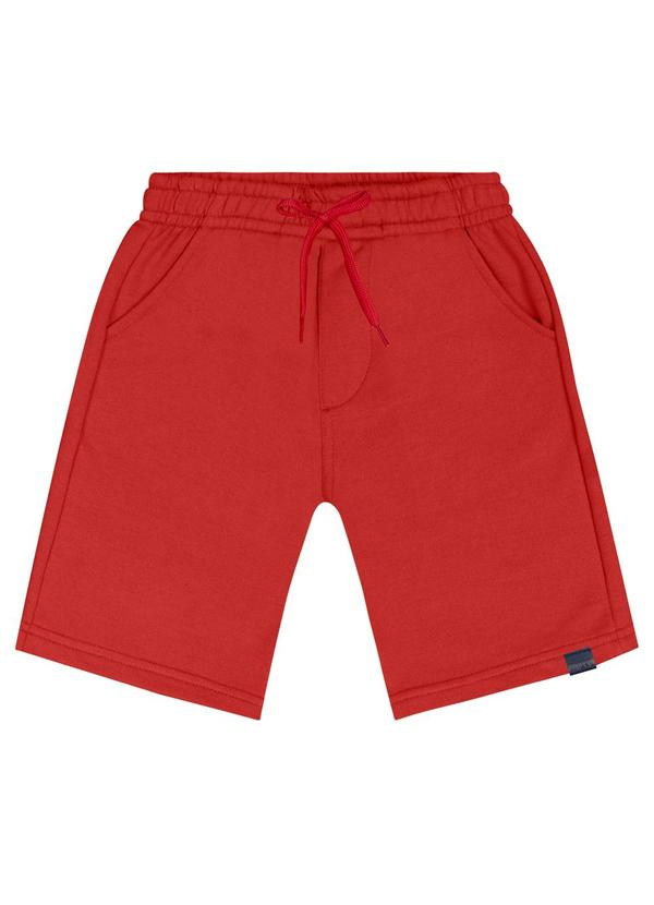 Quimby - Bermuda em Moletom para Menino Vermelho