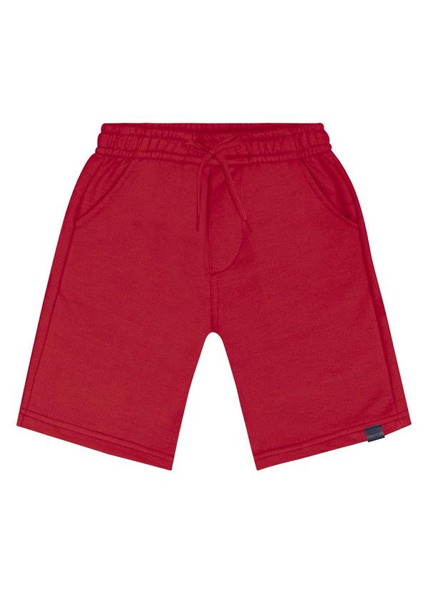 Quimby - Bermuda em Moletom para Menino Vermelho