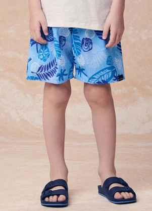 Youccie - Bermuda em Tactel Sport Summer Beach Azul - YOUCCIE