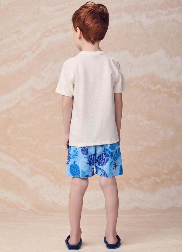 Youccie - Bermuda em Tactel Sport Summer Beach Azul 4