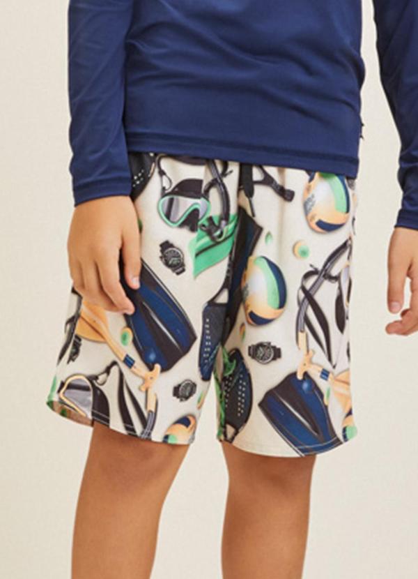 Youccie - Bermuda Esportes de Praia Multi Colorido