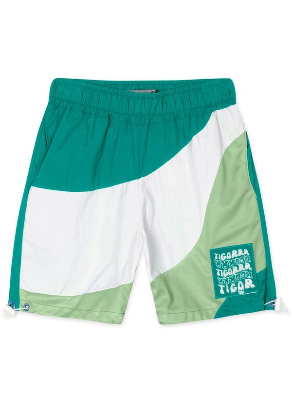 Tigor T Tigre - Bermuda Groove Infantil Menino Verde 2
