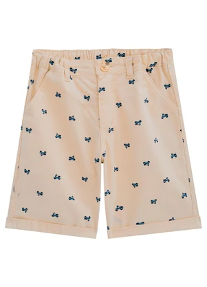 Milon - Bermuda Infanil Menino Bege - MILON