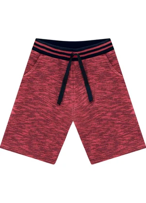 Milon - Bermuda Infanil Menino Vermelho - MILON
