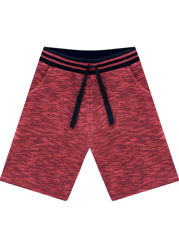 Milon - Bermuda Infanil Menino Vermelho