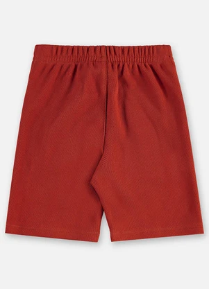 Up Baby - Bermuda Infantil Alfaiataria Vermelho - UP BABY