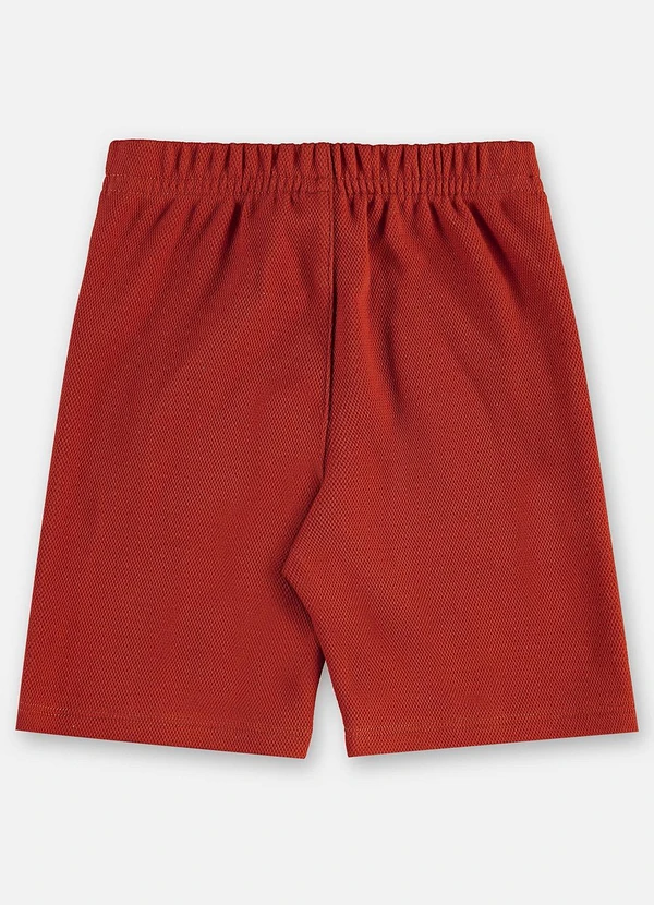 Up Baby - Bermuda Infantil Alfaiataria Vermelho 2