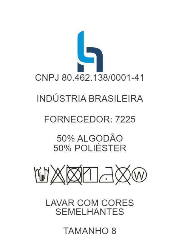 Outlet - Bermuda Infantil Azul com Bolso Canguru 8