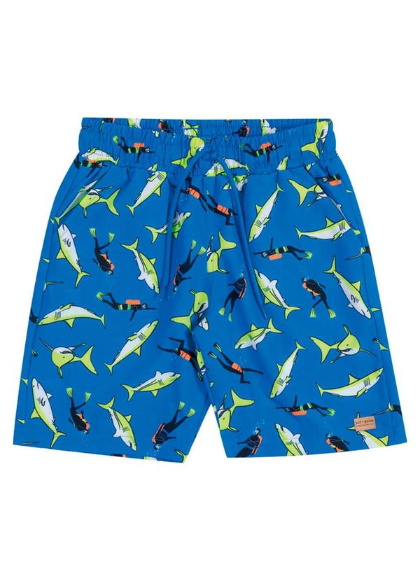 Soft Bonni - Bermuda Infantil Azul