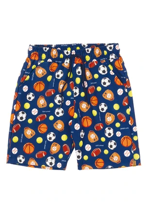 Soft Bonni - Bermuda Infantil Azul - SOFT BONNI