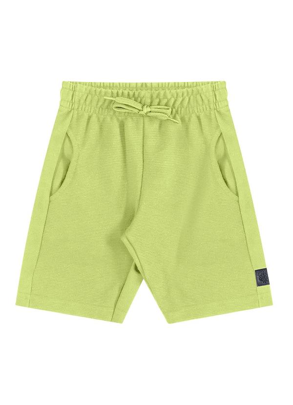 Quimby - Bermuda Infantil Básica Meninos Verde