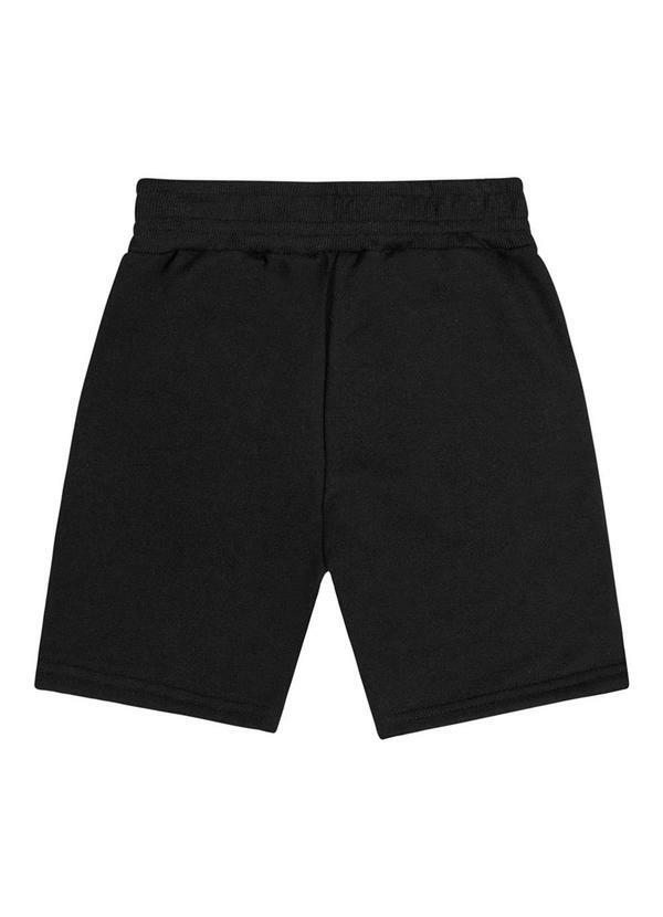 Quimby - Bermuda Infantil Básica Unissex Preto 2