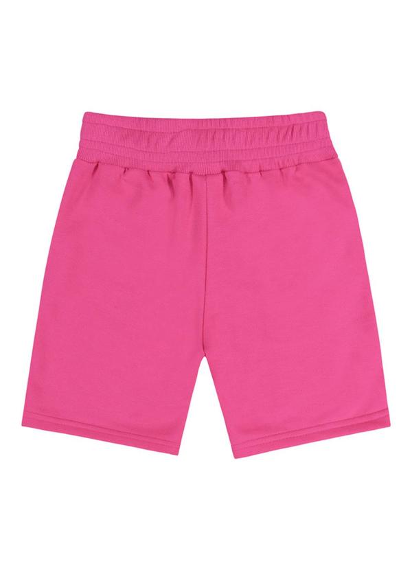 Quimby - Bermuda Infantil Básica Unissex Rosa 4