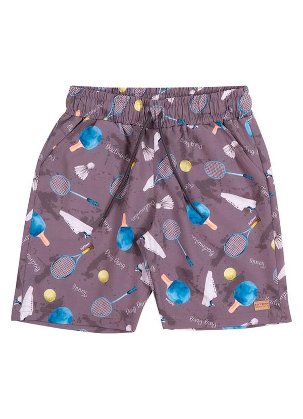 Soft Bonni - Bermuda Infantil Cinza