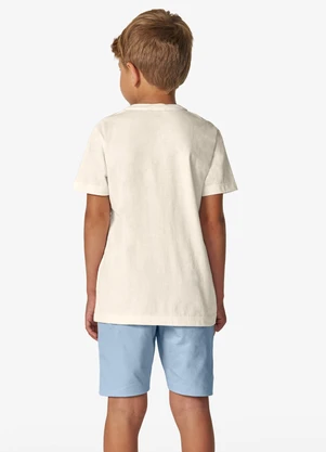 Rovitex - Bermuda Infantil com Bolsos e Cadarço Azul - ROVITEX